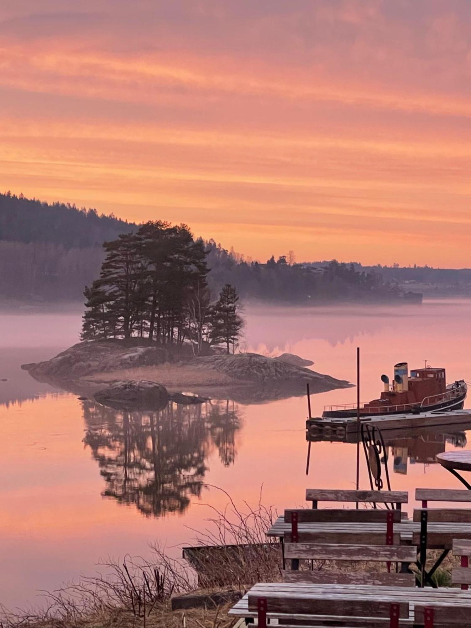 Hyttelaven Pa Furuholmen Sarpsborg Exteriör bild